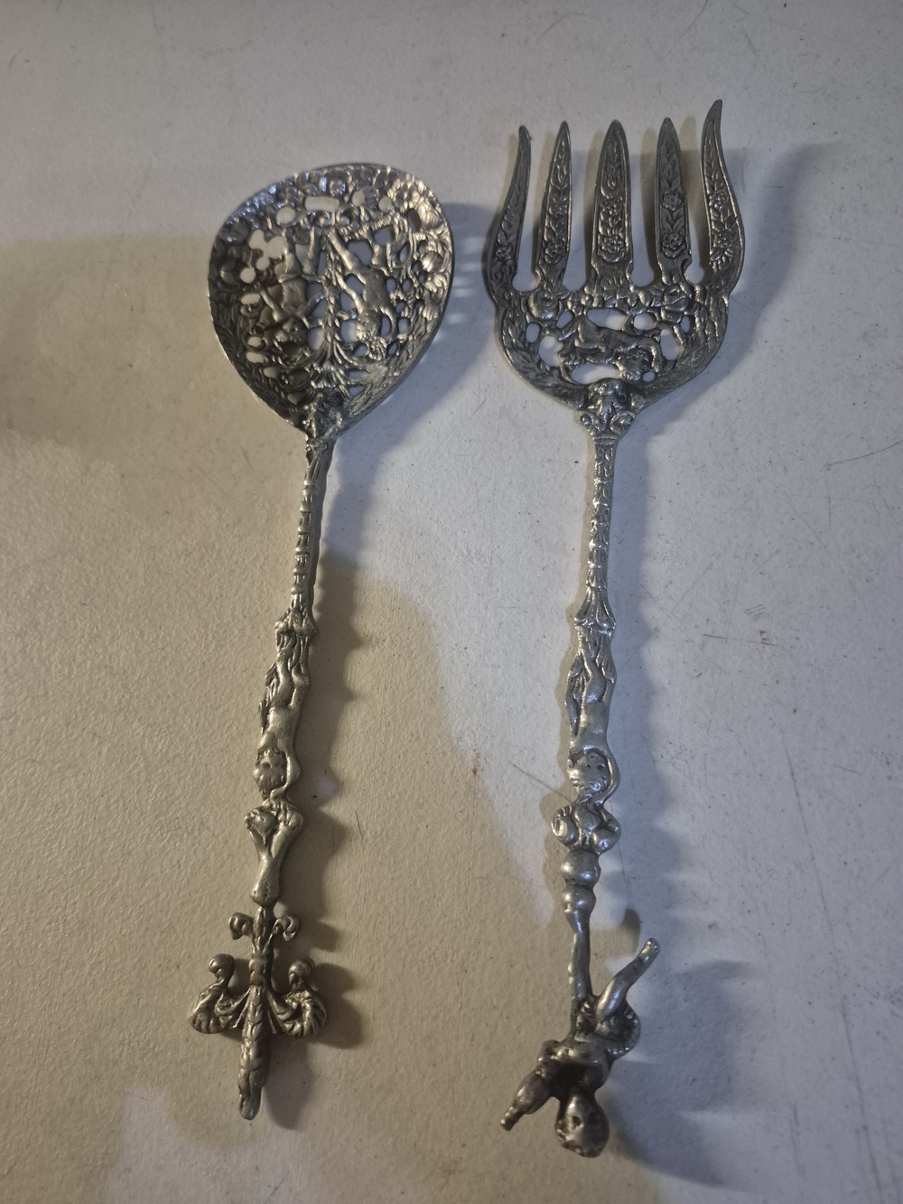 Italian Vintage Fork And Spoon Set